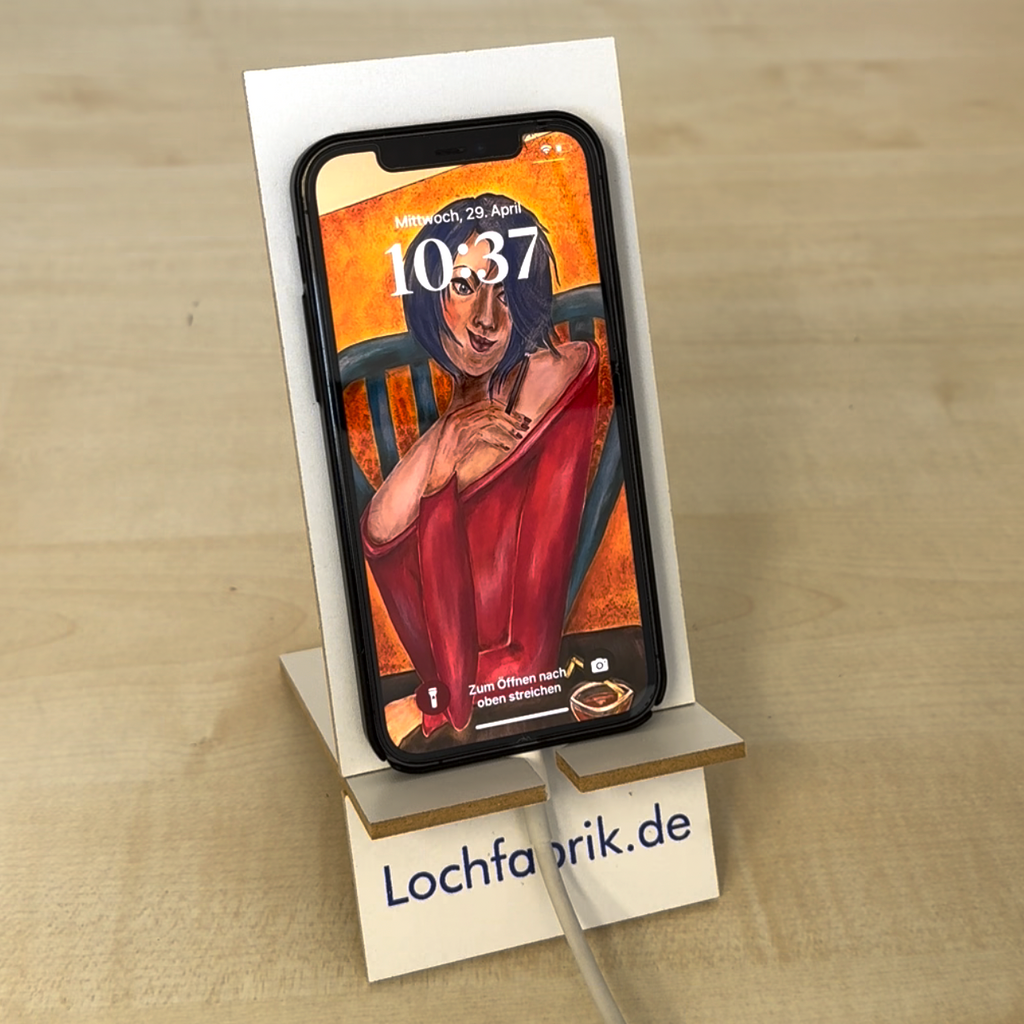 Handyhalter aus Holz – Aufbauanleitung