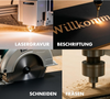 10er Set 60 x 40 cm - 3 mm MDF-Platten | unbehandelt/roh, Perfekt für Lasergravur, CNC-Bearbeitung - Made in Germany