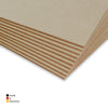 10er Set 60 x 40 cm - 3 mm MDF-Platten | unbehandelt/roh, Perfekt für Lasergravur, CNC-Bearbeitung - Made in Germany