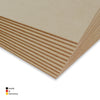 12er Set 30 x 21 cm - 3 mm MDF-Platten | unbehandelt/roh, Perfekt für Lasergravur, CNC-Bearbeitung - Made in Germany