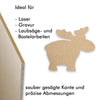 10er Set 42 x 30 cm - 3 mm MDF-Platten | unbehandelt/roh, Perfekt für Lasergravur, CNC-Bearbeitung - Made in Germany