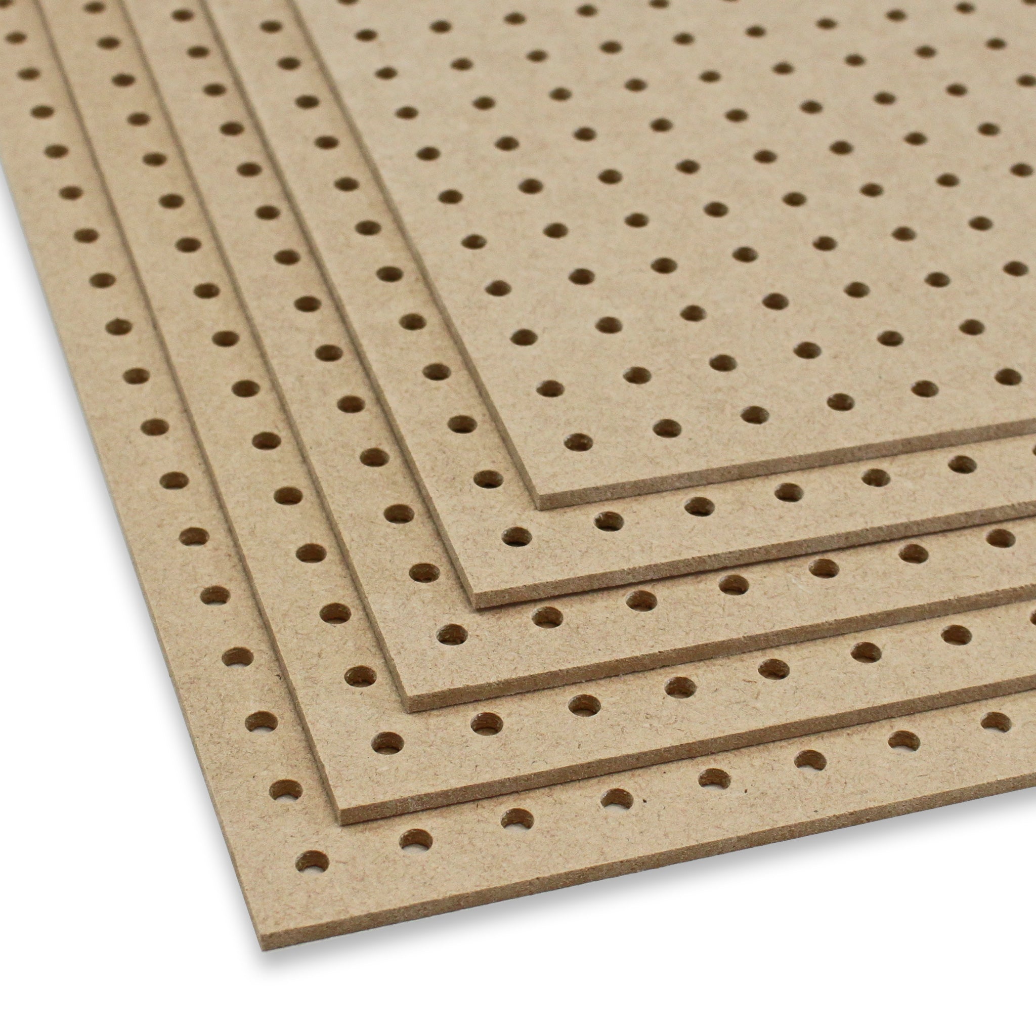 lochwand aufbewahrung 15/30 mm Mini Lochwand aus Holz 50 x 40 x 0,3 cm